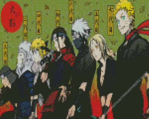 Naruto Holages Diamond Painting