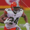 Nick Chubb American Footballer Diamond Painting