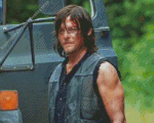 Norman Reedus in The Walking Dead Diamond Painting