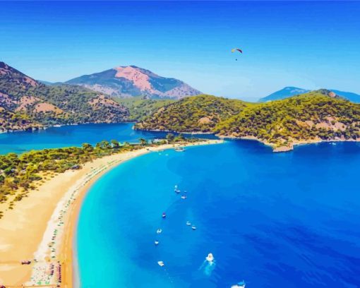 Oludeniz Blue Ocean Diamond Painting