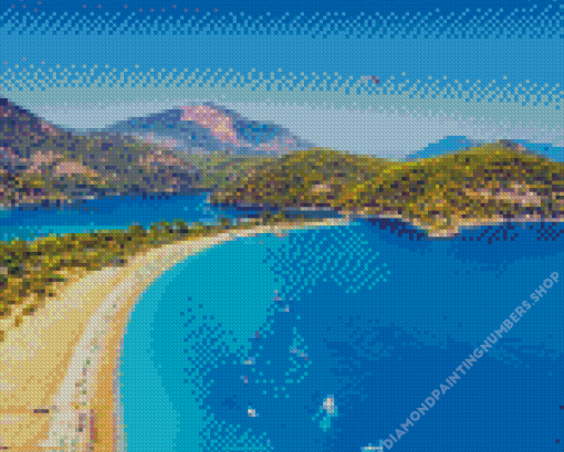 Oludeniz Blue Ocean Diamond Painting