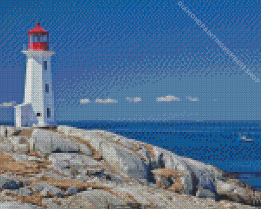 Peggys Cove Lighthouse Diamond Painting