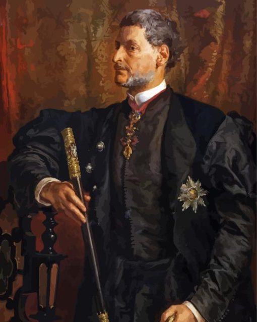 Portrait Of Alfred Potocki Diamond Painting