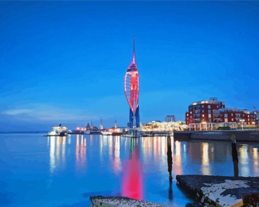 Portsmouth Spinnaker Tower Diamond Painting