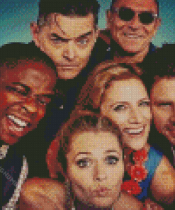 Psych Tv Show Characters Diamond Painting