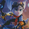 Rivet From Ratchet And Clank Diamond Painting