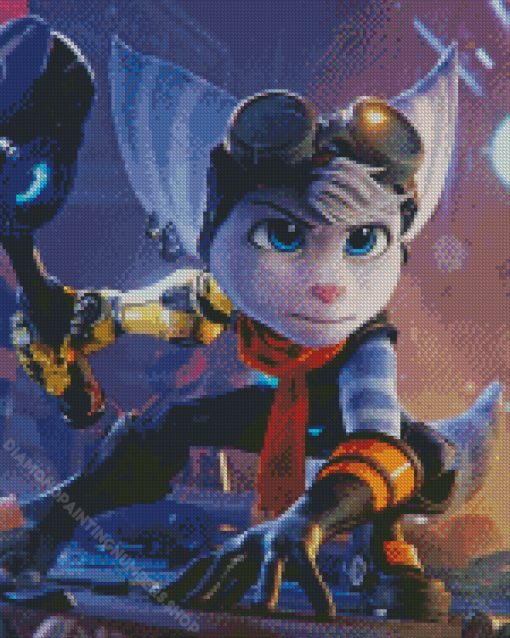 Rivet From Ratchet And Clank Diamond Painting