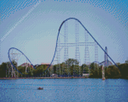 Roller Coasters Diamond Painting