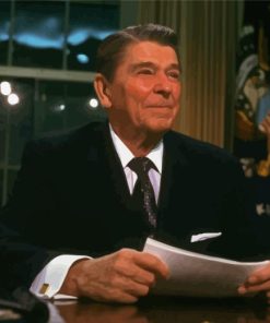 Ronald Wilson Reagan US President Diamond Painting