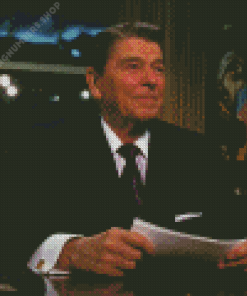 Ronald Wilson Reagan US President Diamond Painting