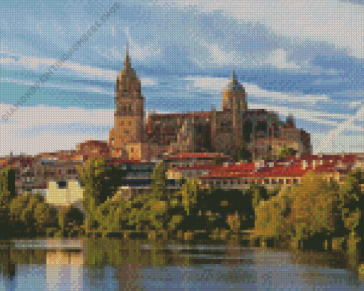 Salamanca Spain Buildings Diamond Painting