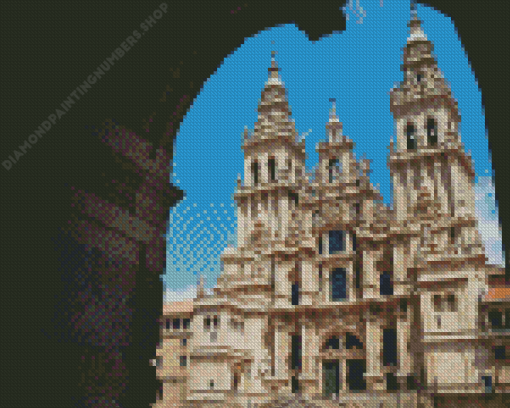 Santiago De Compostela In Spain Diamond Painting