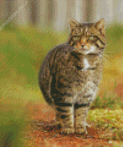 Scottish Wildcat Diamond Painting