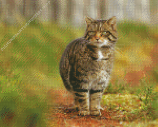 Scottish Wildcat Diamond Painting