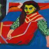 Seated Girl Ernst Ludwig Kirchner Diamond Painting