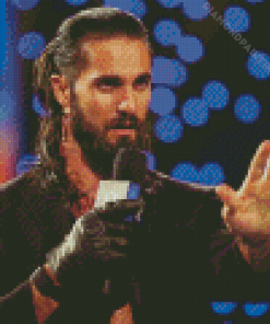 Seth Rollins Wrestler Diamond Painting