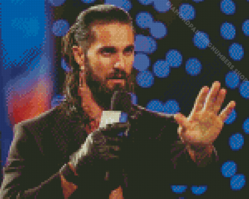 Seth Rollins Wrestler Diamond Painting