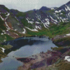 Silver Lake Ghost Town Colorado Diamond Painting