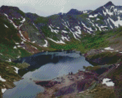 Silver Lake Ghost Town Colorado Diamond Painting