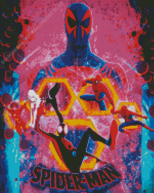 Spider Man Across The Spider Verse Diamond Painting