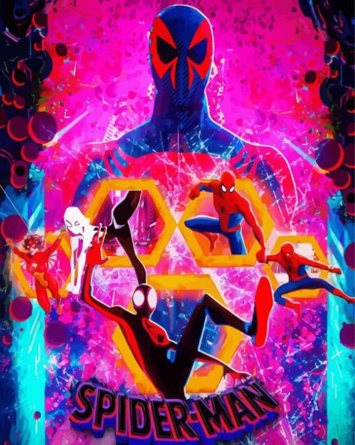 Spider Man Across The Spider Verse Diamond Painting