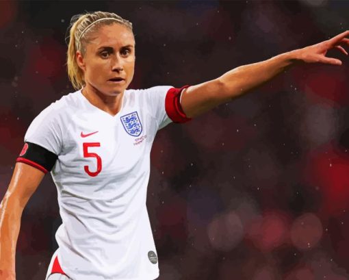 Steph Houghton England Womens Football Diamond Painting