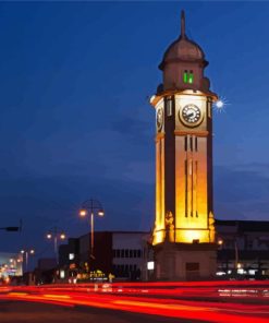 Sungai Petani Clock Tower Diamond Painting