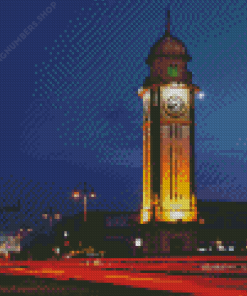 Sungai Petani Clock Tower Diamond Painting