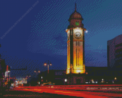 Sungai Petani Clock Tower Diamond Painting