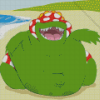 Super Mario Game Petey Piranha Diamond Painting