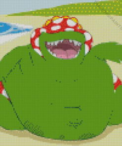 Super Mario Game Petey Piranha Diamond Painting