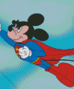 Superman Mickey Mouse Hero Diamond Painting