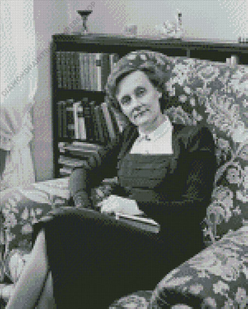 Swedish Writer Astrid Lindgren Diamond Painting