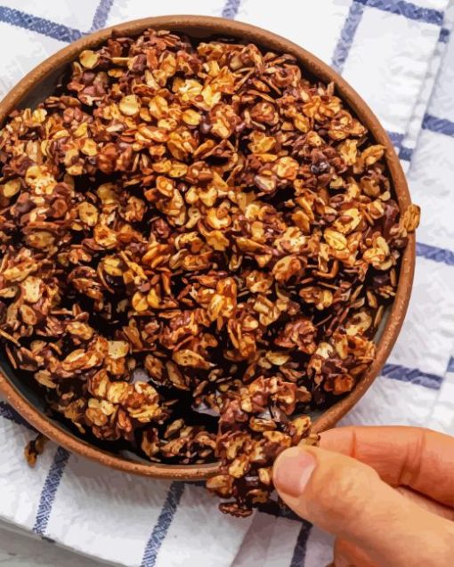 Tasty Chocolate Granola Diamond Painting