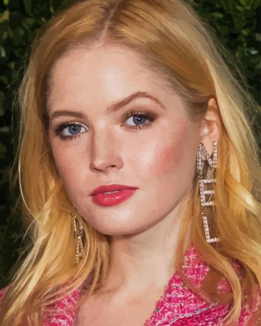 The Beautiful Actress Ellie Bamber Diamond Painting