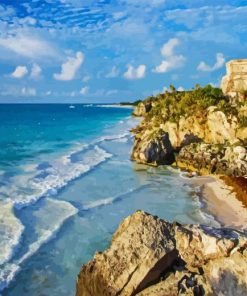 The Caribbean Coastline Tulum Diamond Painting