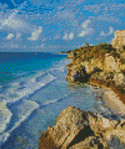 The Caribbean Coastline Tulum Diamond Painting