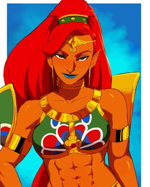 The Legend Of Zelda Urbosa Diamond Painting