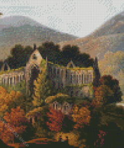 Tintern Abbey Art Diamond Painting