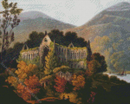 Tintern Abbey Art Diamond Painting