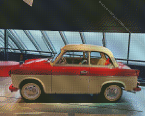 Trabant Car Diamond Painting