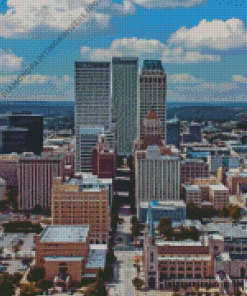 Tulsa Ok Skyline Diamond Painting