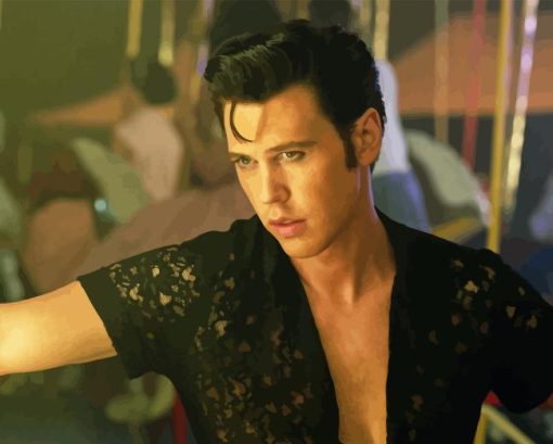 Vintage Austin Butler In Elvis Diamond Painting