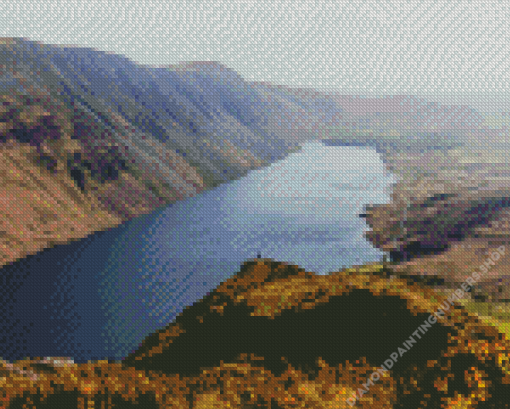 Wast Water Landscape Diamond Painting