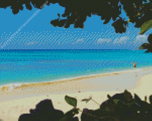 West Coast Barbados Beach Diamond Painting