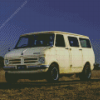 White Bedford Van Diamond Painting