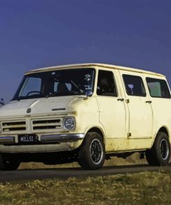 White Bedford Van Diamond Painting