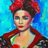 Woman With Floral Hair Diamond Painting