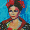 Woman With Floral Hair Diamond Painting