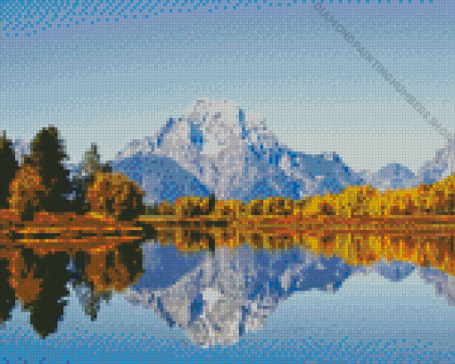 Wyoming Jenny Lake Diamond Painting